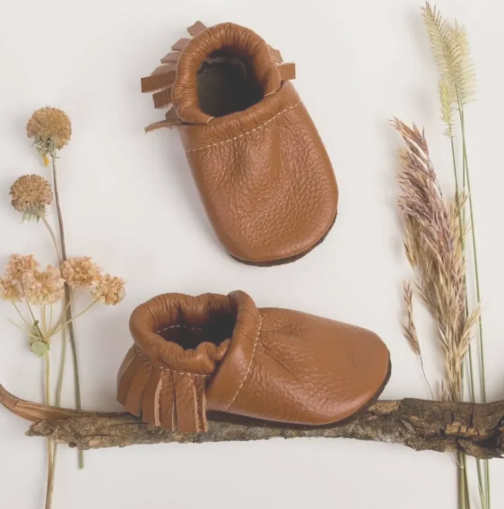 Starry Knight Sienna Leather Moccasins